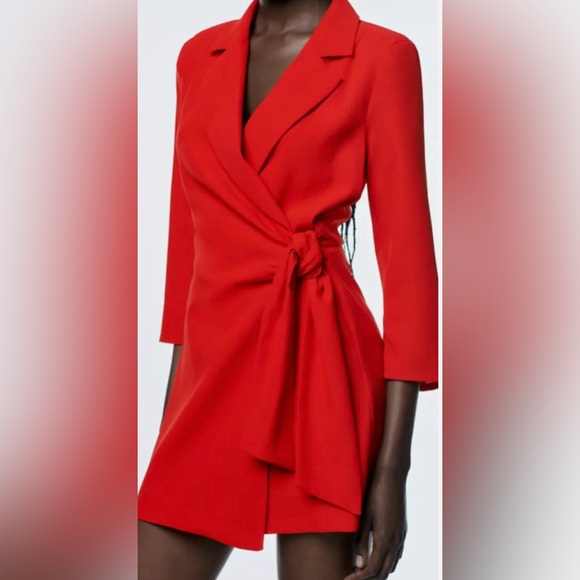 Zara Red Mini Dress - Picture 5 of 6